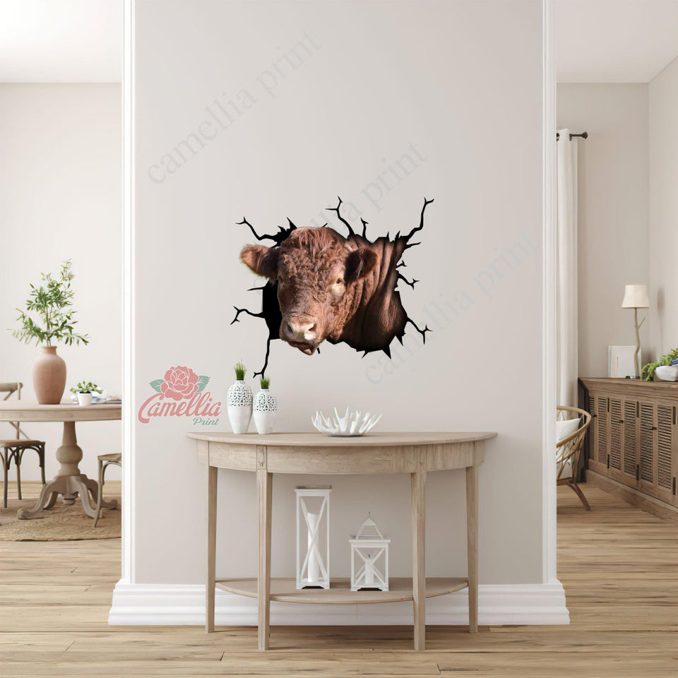 Shorthorn Cattle Crack Duck Decal Cute Vehicle Decals Gifts For Grandma