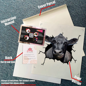 Angus Cattle Crack Decal Items Likeable Clear Sticker Paper Gifts For Men