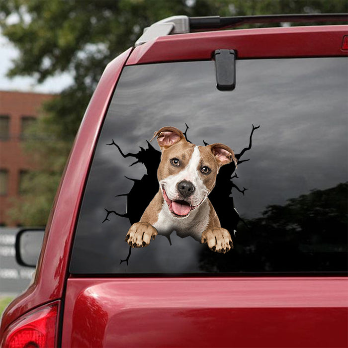 [dt0351-snf-tnt]-american-staffordshire-terrier-crack-car-sticker-dogs-lover