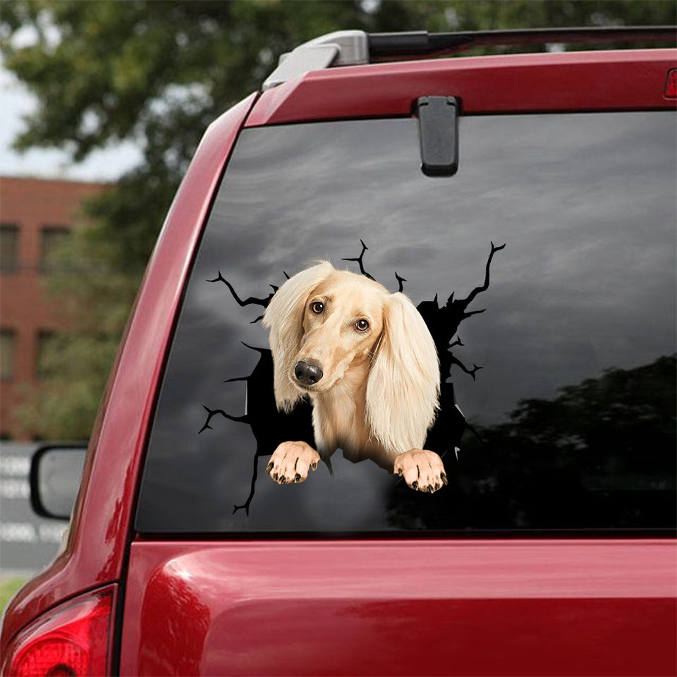 [dt0408-snf-tnt]-saluki-crack-car-sticker-dogs-lover