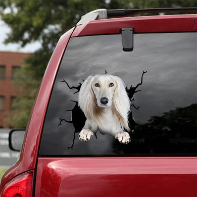 [dt0413-snf-tnt]-saluki-crack-car-sticker-dogs-lover