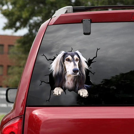 [dt0414-snf-tnt]-saluki-crack-car-sticker-dogs-lover