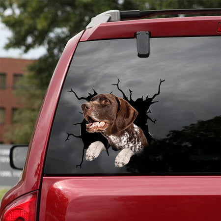 [dt0471-snf-tnt]-german-shorthaired-pointer-crack-car-sticker-dogs-lover