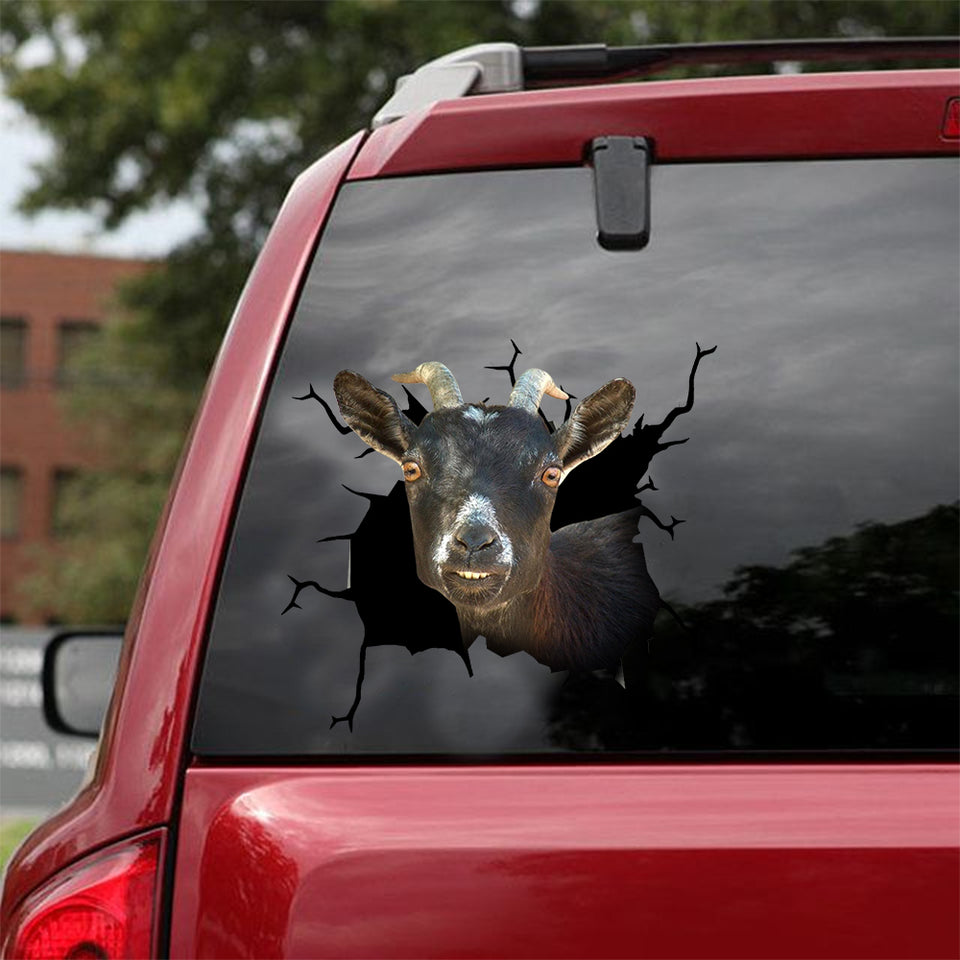 [dt0615-snf-tnt]-tennessee-fainting-goat-crack-car-sticker-farm-animals-lover