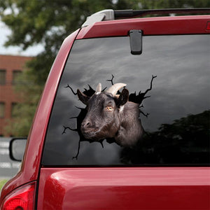 [dt0616-snf-tnt]-tennessee-fainting-goat-crack-car-sticker-farm-animals-lover