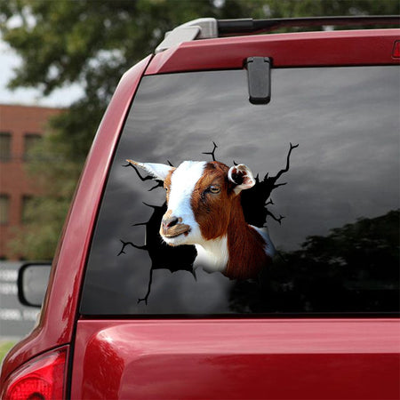 [dt0618-snf-tnt]-tennessee-fainting-goat-crack-car-sticker-farm-animals-lover