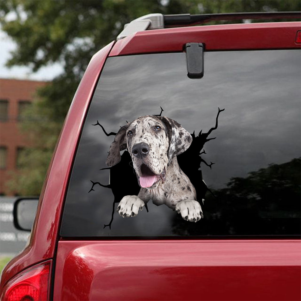 [dt0666-snf-tnt]-great-dane-crack-car-sticker-dog-lovers