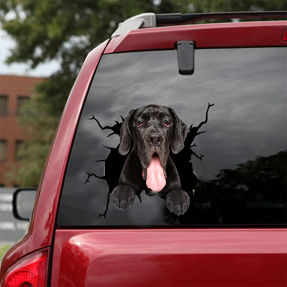 [dt0669-snf-tnt]-great-dane-crack-car-sticker-dog-lovers