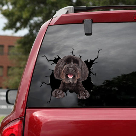 [dt0691-snf-tnt]-tibetan-terrier-crack-car-sticker-dog-lovers