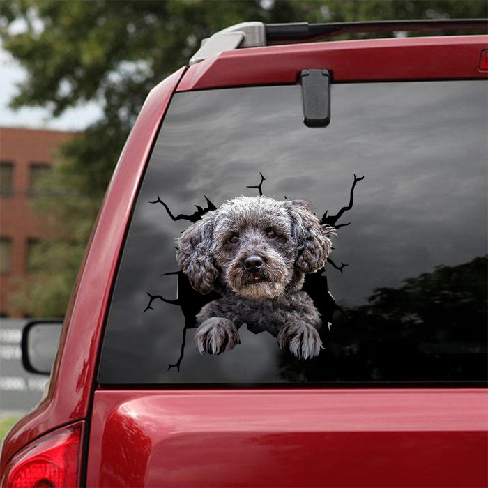 [dt0719-snf-tnt]-schnoodle-crack-car-sticker-dog-lovers