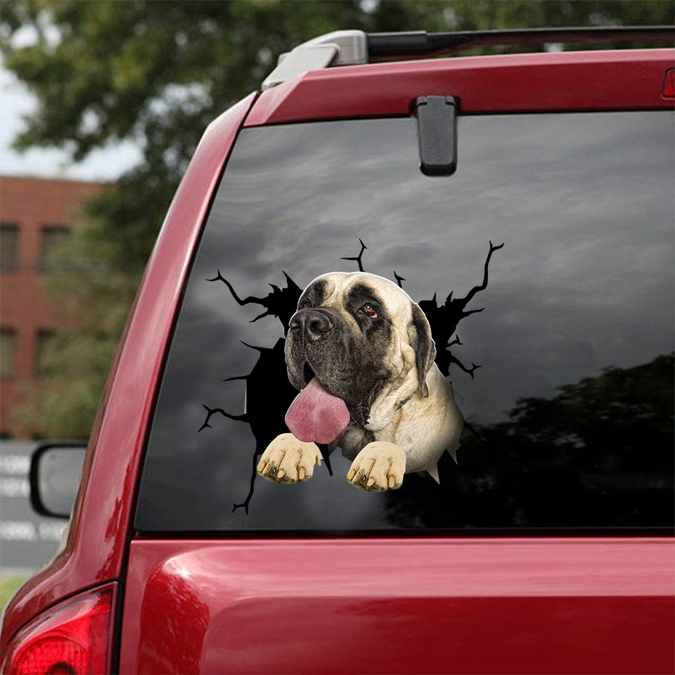 [dt0789-snf-tnt]-english-mastiff-crack-car-sticker-dog-lovers