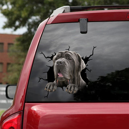 [dt0824-snf-tnt]-neapolitan-mastiff-crack-car-sticker-dog-lovers