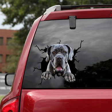 [dt0825-snf-tnt]-neapolitan-mastiff-crack-car-sticker-dog-lovers