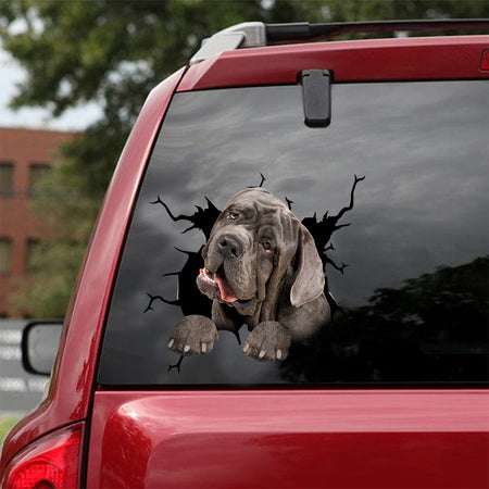 [dt0838-snf-tnt]-neapolitan-mastiff-crack-car-sticker-dog-lovers