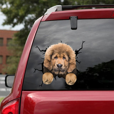 [dt0861-snf-tnt]-tibetan-mastiff-crack-car-sticker-dog-lovers