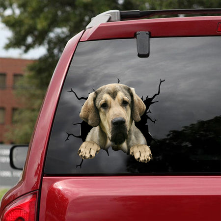 [dt0881-snf-tnt]-spanish-mastiff-crack-car-sticker-dog-lovers
