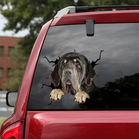 [dt0888-snf-tnt]-spanish-mastiff-crack-car-sticker-dog-lovers