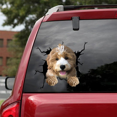 [dt0890-snf-tnt]-bernedoodle-crack-car-sticker-dog-lovers