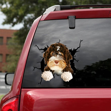 [dt0893-snf-tnt]-bernedoodle-crack-car-sticker-dog-lovers