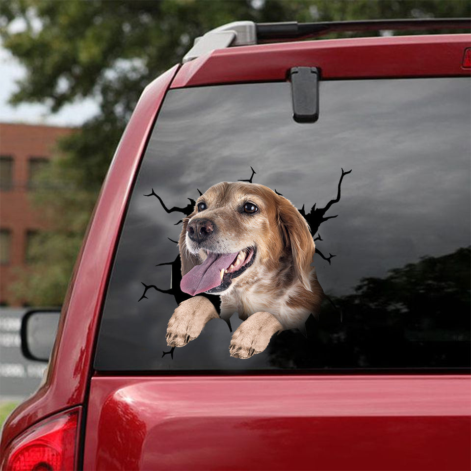 [dt0915-snf-tnt]-brittany-crack-car-sticker-dog-lovers