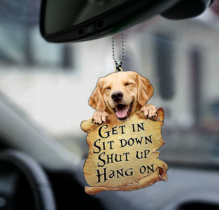 golden-retriever-ornament-decorate-car-dog-lovers