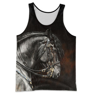 3D All Over Printed Horse Shirts And Shorts DT141107
