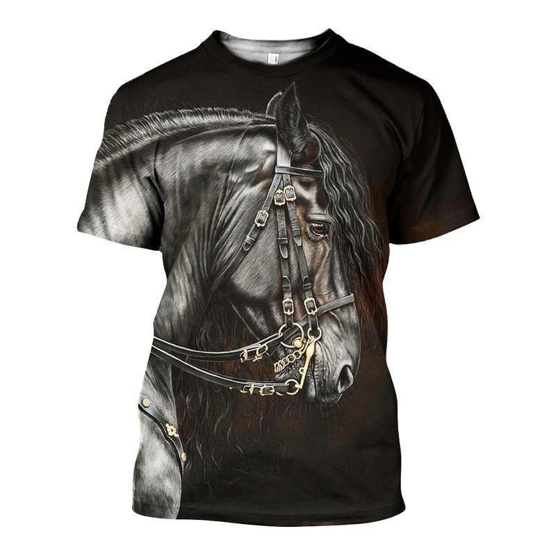 3D All Over Printing Japanese Horse Shirts