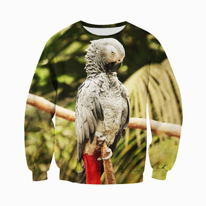 3D Printed African Grey Parrot Tops DT231008