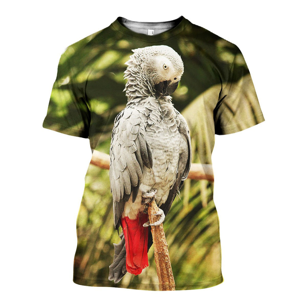 3D Printed African Grey Parrot Tops DT231008