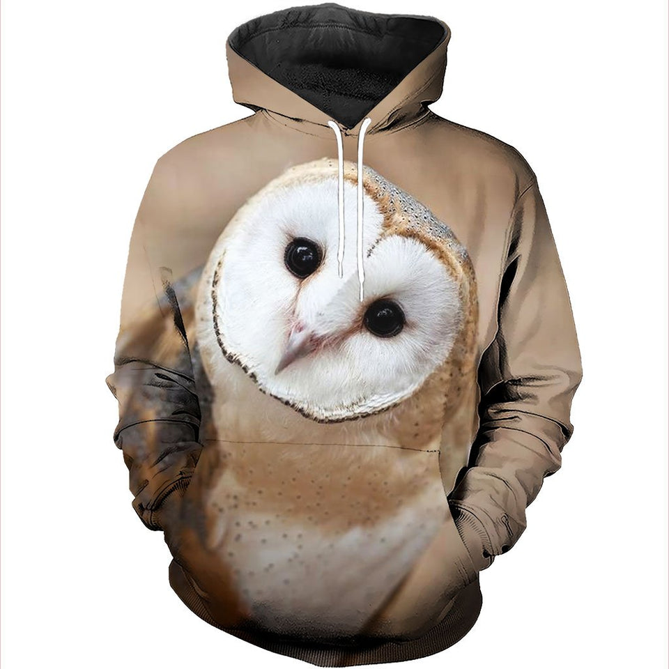 3D All Over Printed Barn owl Shirts And Shorts DT071103
