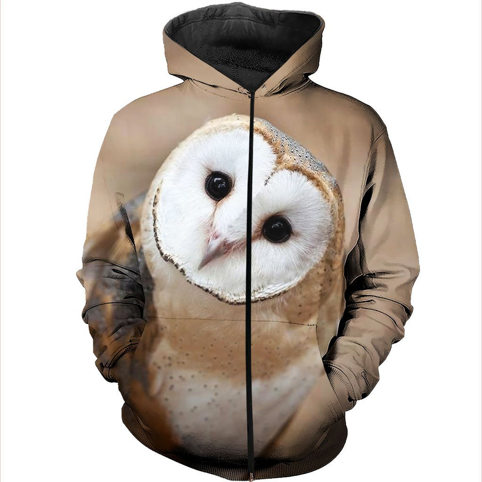 3D All Over Printed Barn owl Shirts And Shorts DT071103