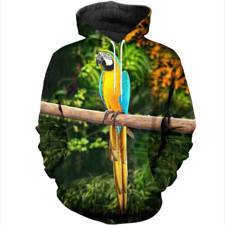 3D All Over Printed Macaw Parrot Shirts And Shorts DT301009