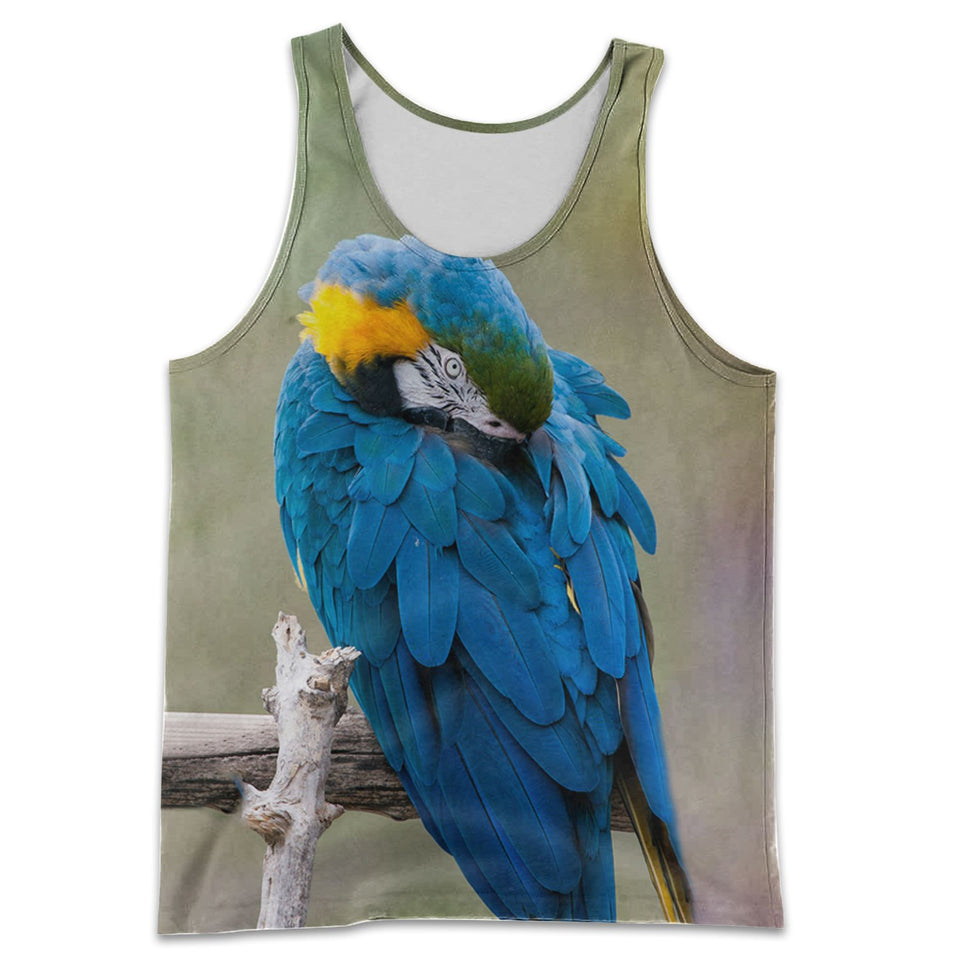 3D All Over Printed Macaw Parrot Shirts And Shorts DT301010