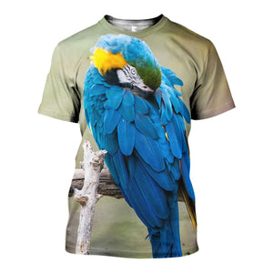 3D All Over Printed Macaw Parrot Shirts And Shorts DT301010