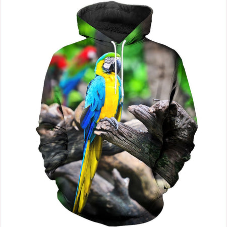 3D All Over Printed Macaw Parrot Shirts And Shorts DT301011