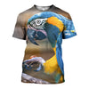 3D All Over Printed Macaw Parrot Shirts And Shorts DT301012