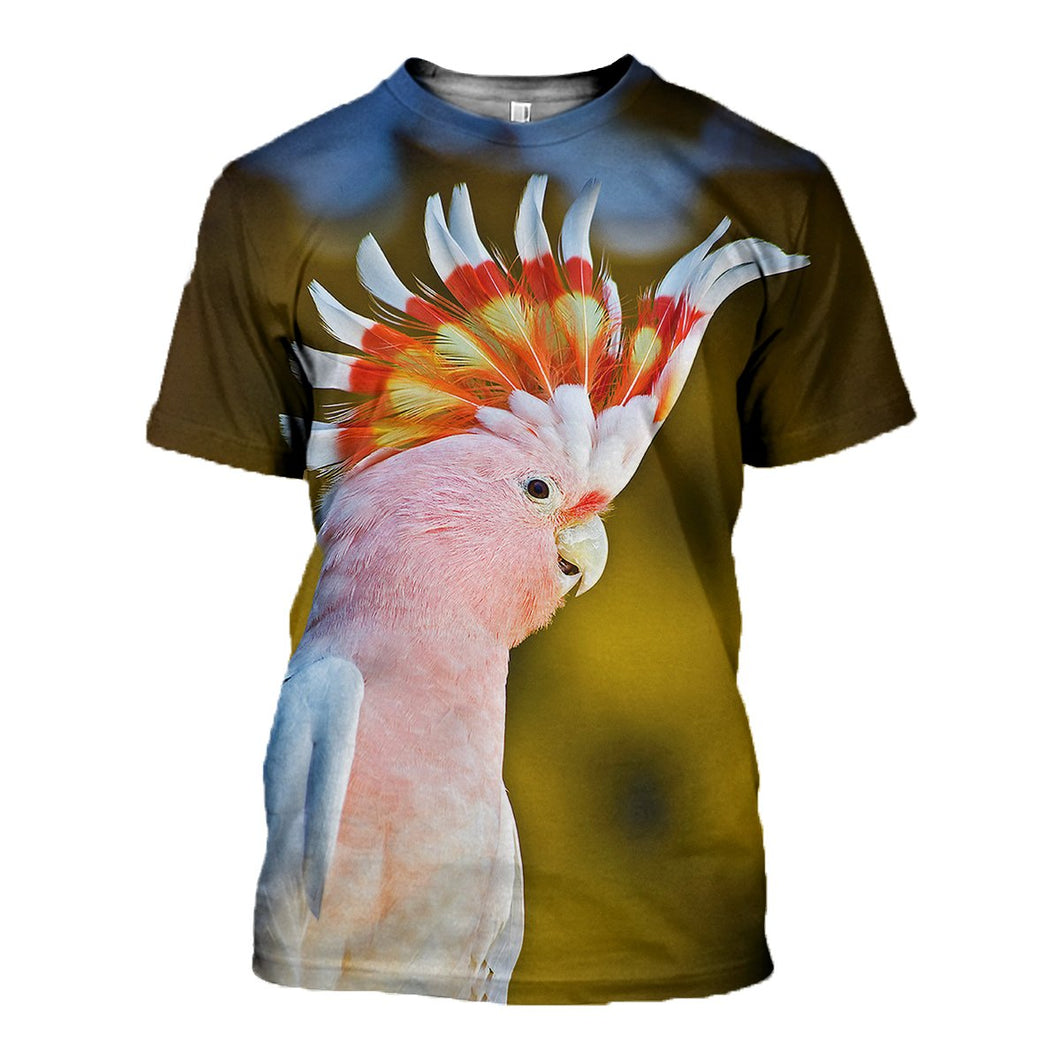 3D Printed Cockatoo T shirt Hoodie DT110501