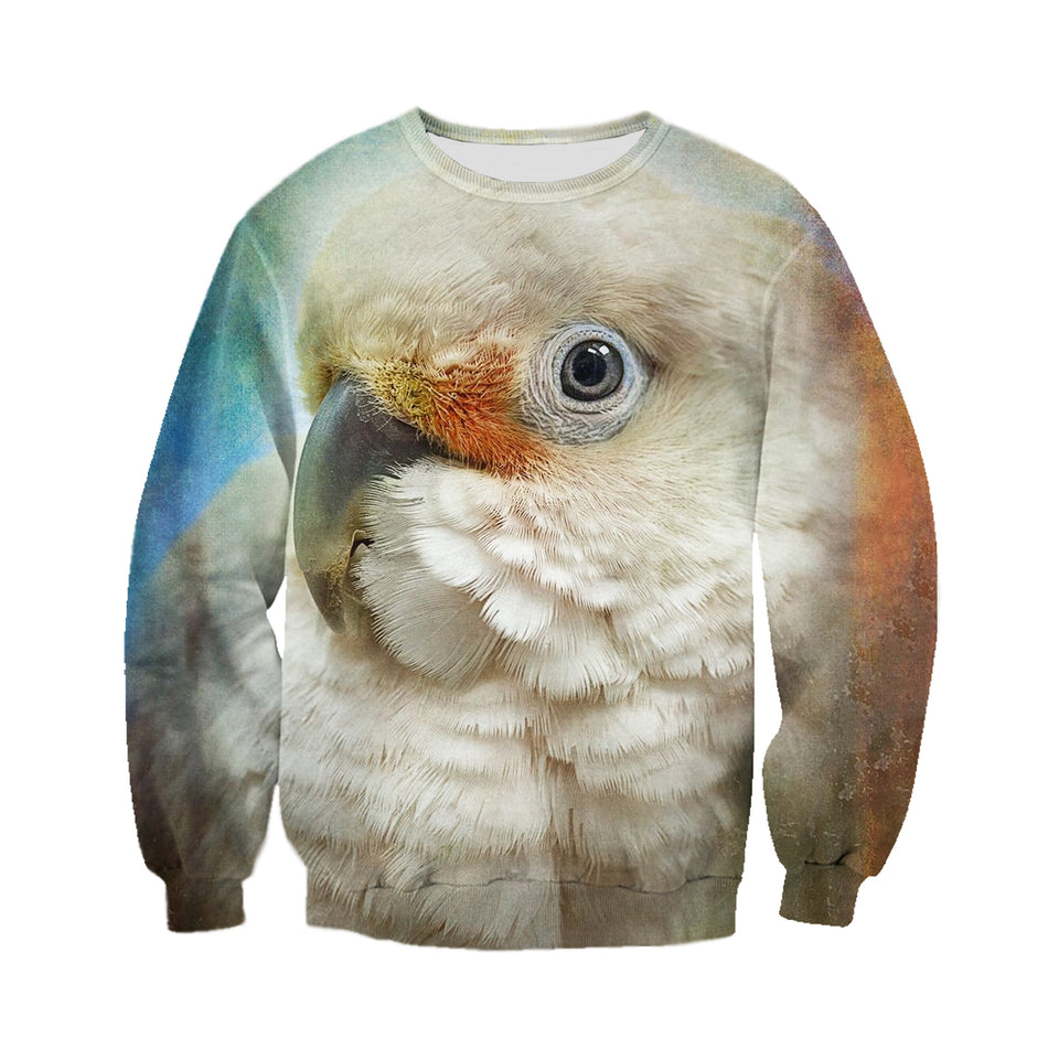 3D Printed Cockatoo T Shirt Long sleeve Hoodie DT220505