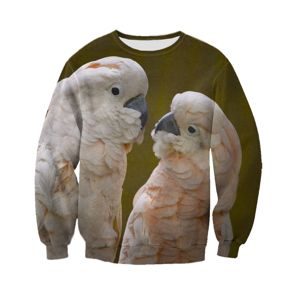 3D Printed Cockatoo T Shirt Long sleeve Hoodie DT200601