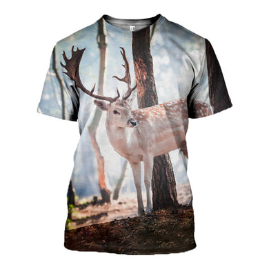 3D printed Deer T-shirt Hoodie DT060701