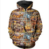 3D All Over Printed Deer Shirts And Shorts DT091101