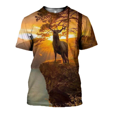3D printed Deer T-shirt Hoodie DT250705