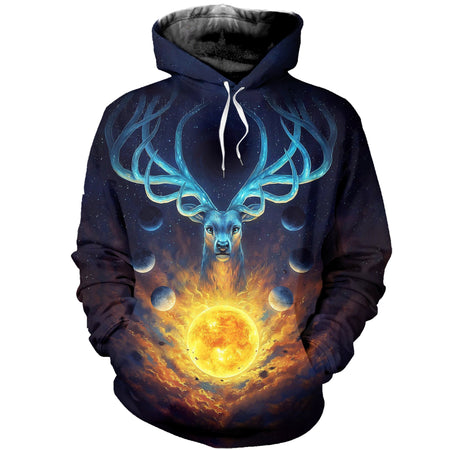 3D Printed Deer T shirt Hoodie DT100507