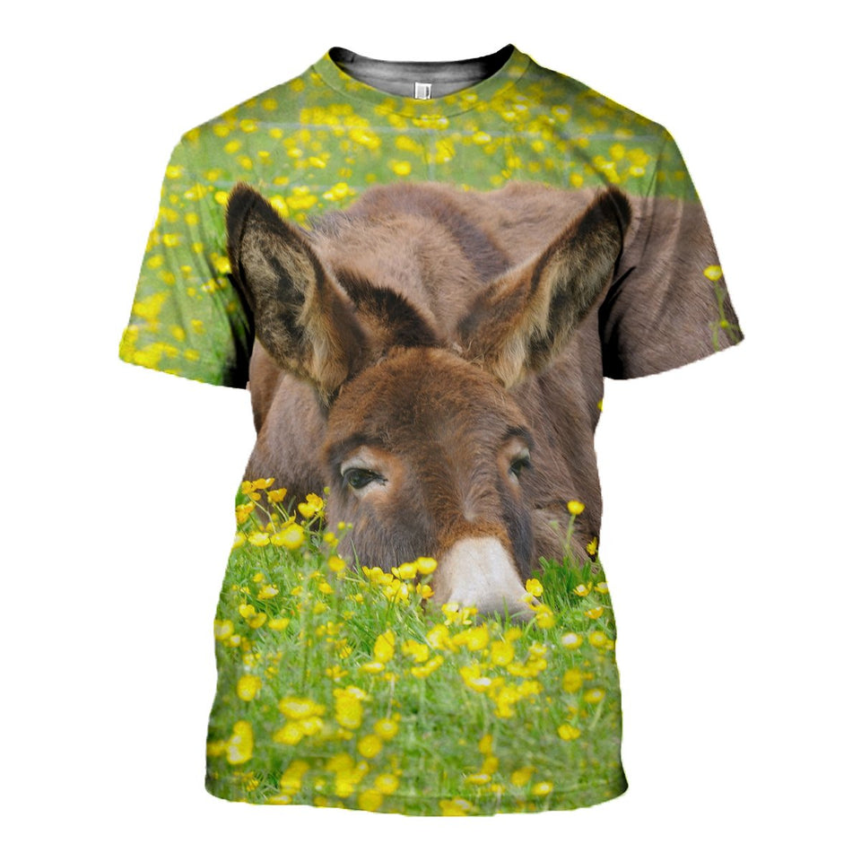 3D printed Donkey T-shirt Hoodie DT030707