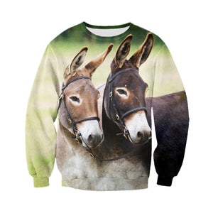 3D printed Donkey T-shirt Hoodie DT040709