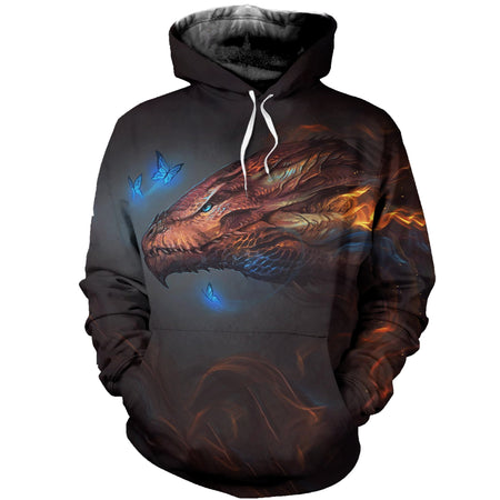 3D Printed Dragon Hoodie T-shirt DT110505