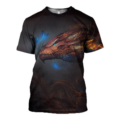 3D Printed Dragon Hoodie T-shirt DT110505
