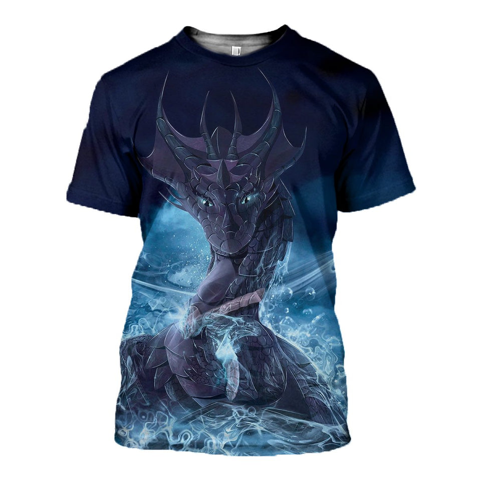3D Printed Dragon T Shirt Long sleeve Hoodie DT150501