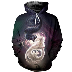 3D Printed Dragon T Shirt Long sleeve Hoodie DT150507
