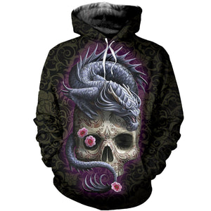 3D Printed Dragon T Shirt Long sleeve Hoodie DT190507